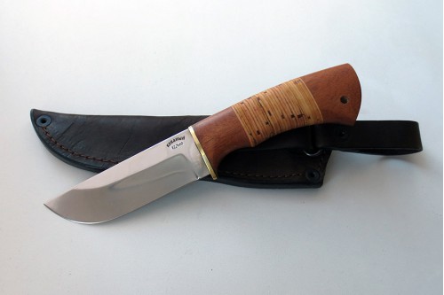 Нож из инструментальной стали Х12МФ "Бобр" (малый) - работа мастерской кузнеца Марушина А.И.